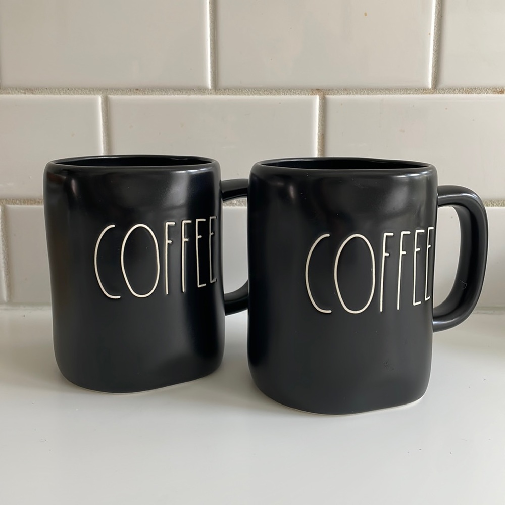 Rae Dunn Coffee Mugs (set of 2)